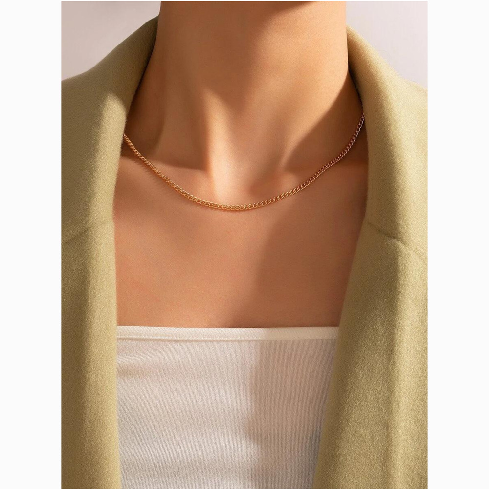 3/$30 Gold Delicate Minimalist Chain Necklace